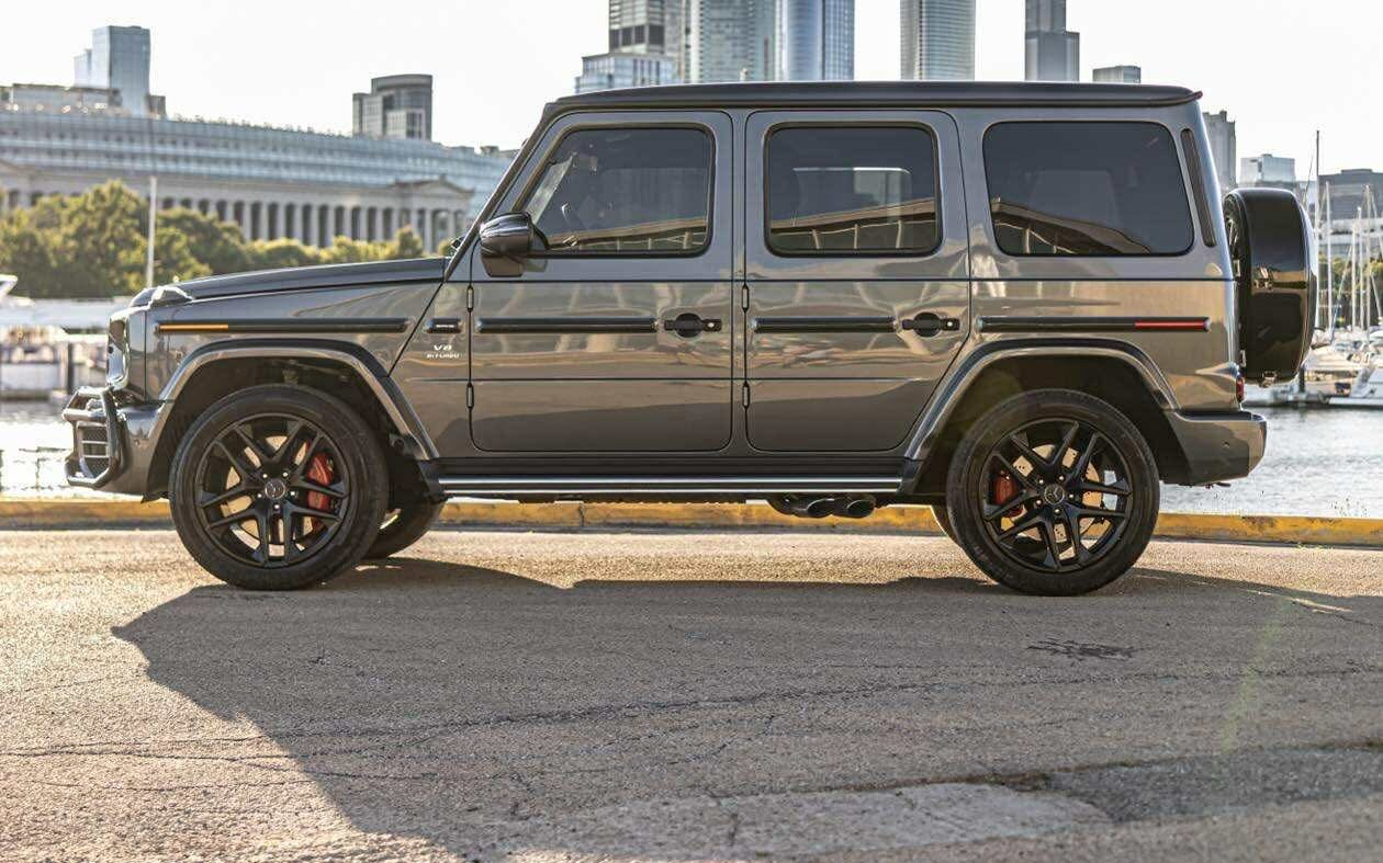 Mercedes-AMG G63 (Graphite Gray) rental in Chicago, photo of the actual car